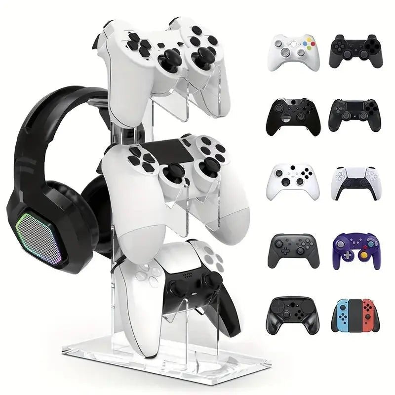 GearStation – 3-Layer Game Controller & Headphone Stand for PS5, PS4 & More - Gaskin Affiliates