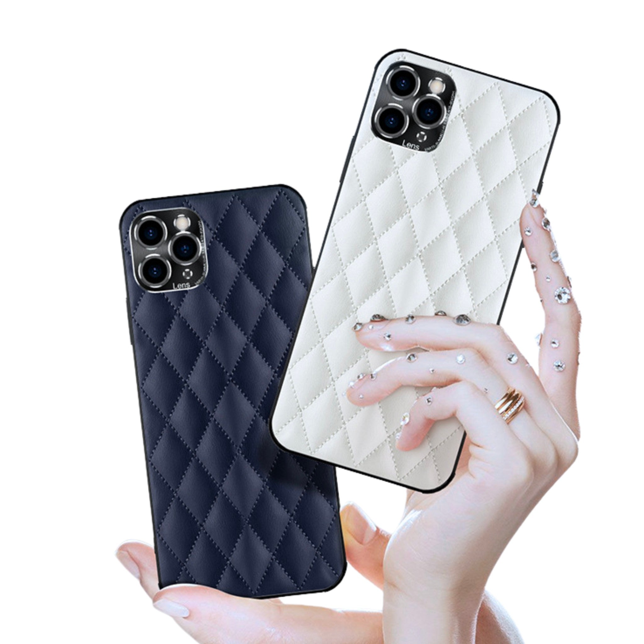 Handmade Fragrance-Style Leather iPhone Case – Premium Protective Cover