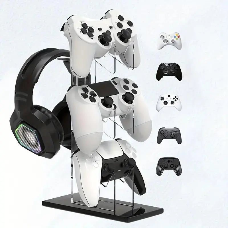 GearStation – 3-Layer Game Controller & Headphone Stand for PS5, PS4 & More - Gaskin Affiliates