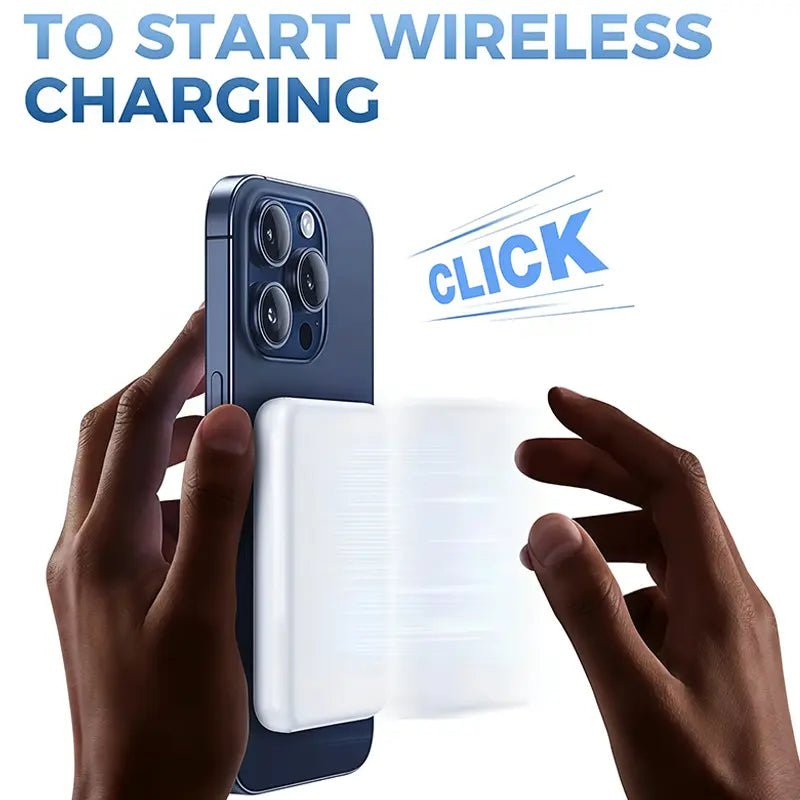 MagCharge 5000 – MagSafe Wireless Power Bank for iPhone 12–17 - Gaskin Affiliates