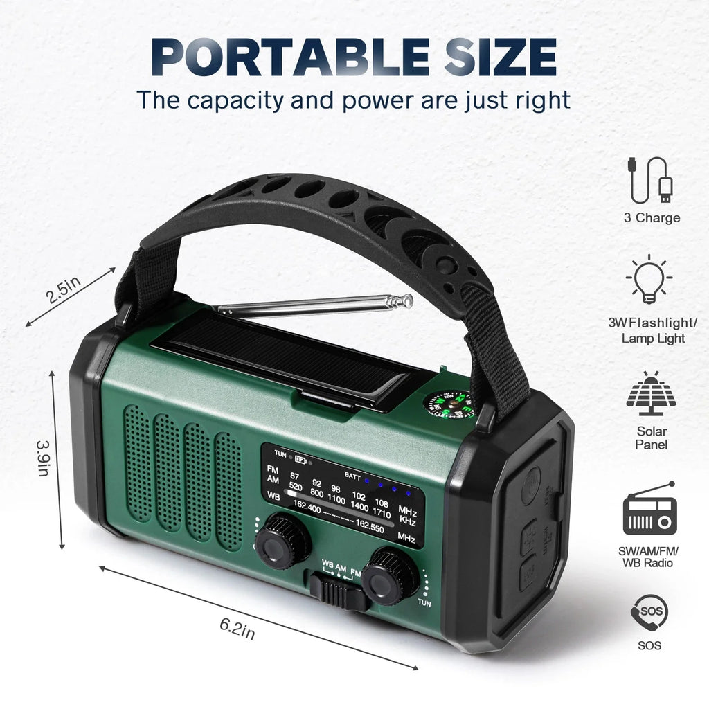 Women'S Hand Crank Emergency Radio