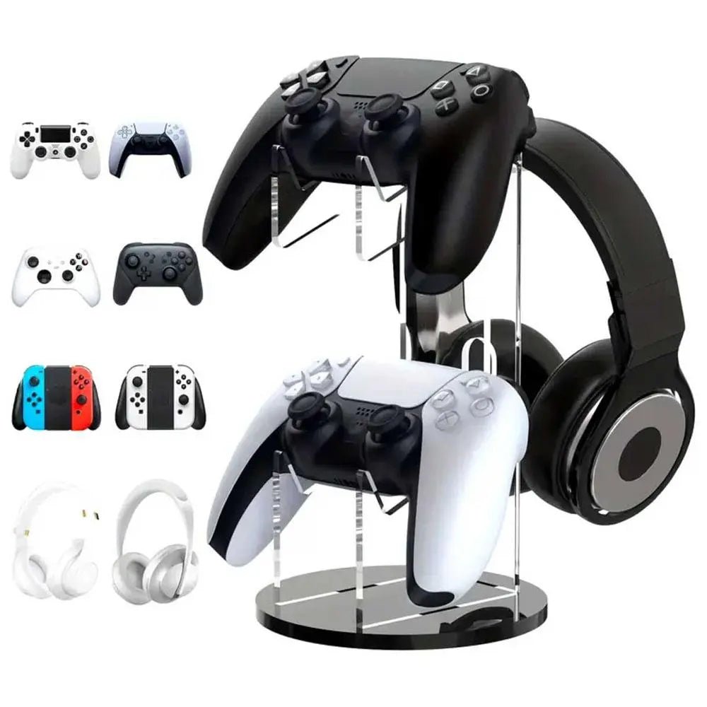 GearStation – 3-Layer Game Controller & Headphone Stand for PS5, PS4 & More - Gaskin Affiliates