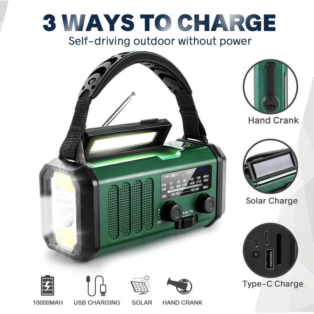 Women'S Hand Crank Emergency Radio