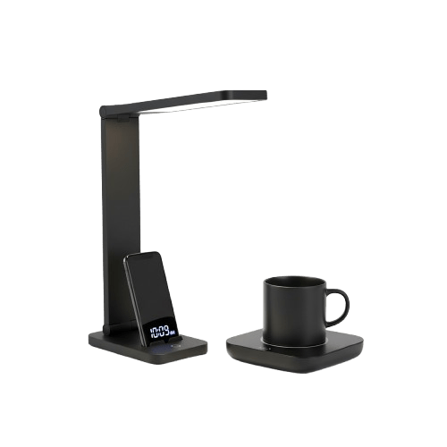Pursonic Workspace Bundle – LED Desk Lamp + Wireless Mug Warmer - Gaskin Affiliates